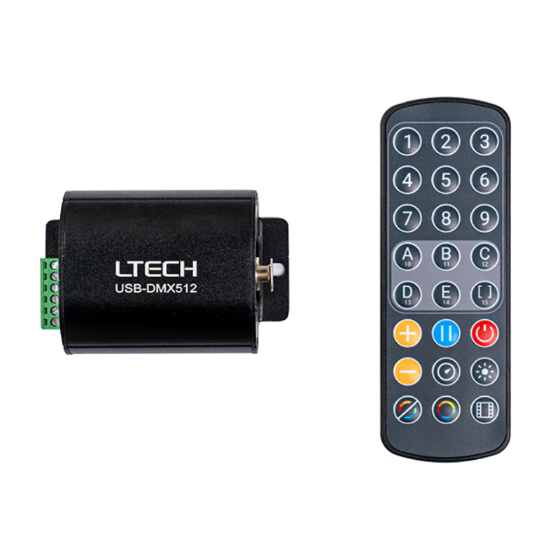 USB DMX Controller with Infrared Remote Control LT512S